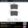 MPA 1003-1449M Quality-Built Black Series Semi-Metallic Brake Pads w/ Hardware