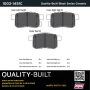 MPA 1003-1451C Quality-Built Black Series Ceramic Brake Pads w/ Hardware