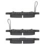 MPA 1003-1451C Quality-Built Black Series Ceramic Brake Pads w/ Hardware