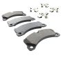 MPA 1003-1452M Quality-Built Black Series Semi-Metallic Brake Pads w/ Hardware
