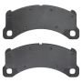 MPA 1003-1452M Quality-Built Black Series Semi-Metallic Brake Pads w/ Hardware