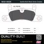 MPA 1003-1453C Quality-Built Black Series Ceramic Brake Pads w/ Hardware