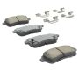 MPA 1003-1454C Quality-Built Black Series Ceramic Brake Pads w/ Hardware
