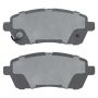 MPA 1003-1454C Quality-Built Black Series Ceramic Brake Pads w/ Hardware