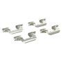 MPA 1003-1454C Quality-Built Black Series Ceramic Brake Pads w/ Hardware