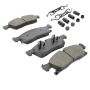 MPA 1003-1455C Quality-Built Black Series Ceramic Brake Pads w/ Hardware