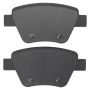 MPA 1003-1456C Quality-Built Black Series Ceramic Brake Pads w/ Hardware