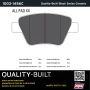MPA 1003-1456C Quality-Built Black Series Ceramic Brake Pads w/ Hardware