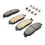 MPA 1003-1463C Quality-Built Black Series Ceramic Brake Pads w/ Hardware