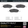 MPA 1003-1463C Quality-Built Black Series Ceramic Brake Pads w/ Hardware
