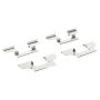 MPA 1003-1465C Quality-Built Black Series Ceramic Brake Pads w/ Hardware