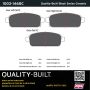 MPA 1003-1468C Quality-Built Black Series Ceramic Brake Pads w/ Hardware