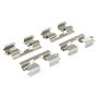 MPA 1003-1468C Quality-Built Black Series Ceramic Brake Pads w/ Hardware