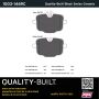 MPA 1003-1469C Quality-Built Black Series Ceramic Brake Pads w/ Hardware