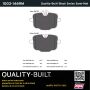 MPA 1003-1469M Quality-Built Black Series Semi-Metallic Brake Pads w/ Hardware