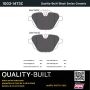 MPA 1003-1473C Quality-Built Black Series Ceramic Brake Pads w/ Hardware