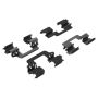 MPA 1003-1473C Quality-Built Black Series Ceramic Brake Pads w/ Hardware
