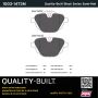 MPA 1003-1473M Quality-Built Black Series Semi-Metallic Brake Pads w/ Hardware