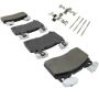 MPA 1003-1474BM Quality-Built Black Series Semi-Metallic Brake Pads w/ Hardware