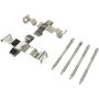 MPA 1003-1474BM Quality-Built Black Series Semi-Metallic Brake Pads w/ Hardware