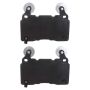 MPA 1003-1474M Quality-Built Black Series Semi-Metallic Brake Pads w/ Hardware
