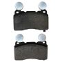 MPA 1003-1474M Quality-Built Black Series Semi-Metallic Brake Pads w/ Hardware
