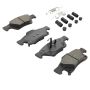 MPA 1003-1498C Quality-Built Black Series Ceramic Brake Pads w/ Hardware