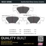 MPA 1003-1498C Quality-Built Black Series Ceramic Brake Pads w/ Hardware