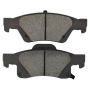 MPA 1003-1498C Quality-Built Black Series Ceramic Brake Pads w/ Hardware