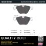 MPA 1003-1505M Quality-Built Black Series Semi-Metallic Brake Pads w/ Hardware