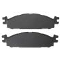 MPA 1003-1508C Quality-Built Black Series Ceramic Brake Pads w/ Hardware