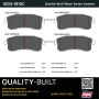 MPA 1003-1510C Quality-Built Black Series Ceramic Brake Pads w/ Hardware