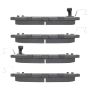 MPA 1003-1510C Quality-Built Black Series Ceramic Brake Pads w/ Hardware