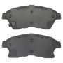 MPA 1003-1522C Quality-Built Black Series Ceramic Brake Pads w/ Hardware