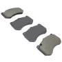 MPA 1003-1530M Quality-Built Black Series Semi-Metallic Brake Pads