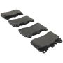 MPA 1003-1531M Quality-Built Black Series Semi-Metallic Brake Pads