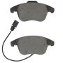 MPA 1003-1535M Quality-Built Black Series Semi-Metallic Brake Pads