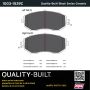 MPA 1003-1539C Quality-Built Black Series Ceramic Brake Pads w/ Hardware
