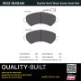 MPA 1003-1540AM Quality-Built Black Series Semi-Metallic Brake Pads