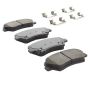 MPA 1003-1543AM Quality-Built Black Series Semi-Metallic Brake Pads w/ Hardware