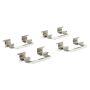MPA 1003-1543AM Quality-Built Black Series Semi-Metallic Brake Pads w/ Hardware