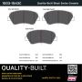 MPA 1003-1543C Quality-Built Black Series Ceramic Brake Pads w/ Hardware