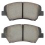 MPA 1003-1543C Quality-Built Black Series Ceramic Brake Pads w/ Hardware