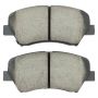 MPA 1003-1543M Quality-Built Black Series Semi-Metallic Brake Pads w/ Hardware
