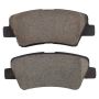 MPA 1003-1544C Quality-Built Black Series Ceramic Brake Pads w/ Hardware