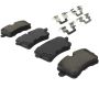 MPA 1003-1547AM Quality-Built Black Series Semi-Metallic Brake Pads w/ Hardware