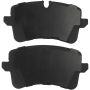 MPA 1003-1547AM Quality-Built Black Series Semi-Metallic Brake Pads w/ Hardware