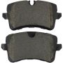 MPA 1003-1547AM Quality-Built Black Series Semi-Metallic Brake Pads w/ Hardware