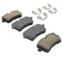 MPA 1003-1547C Quality-Built Black Series Ceramic Brake Pads w/ Hardware