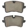 MPA 1003-1547C Quality-Built Black Series Ceramic Brake Pads w/ Hardware